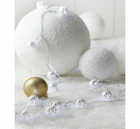 Bhs Moroccan ball lights, silver 6230120430