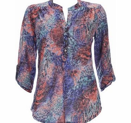 Bhs Multi Colour Snake Print Shirt, multi 12035099530