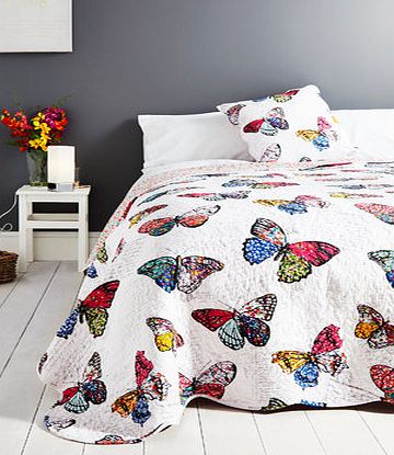 Bhs Multi Esther Ditsy Bedspread, multi 31800249530