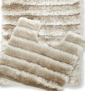 Bhs Natural Faux Fur Effect Mat, natural 1945850438