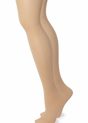Bhs Natural Tan 30 Denier Light Support Tights,