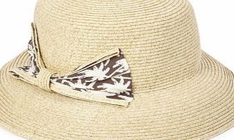 Bhs Natural Upbrim Bow Hat, natural 6610620438