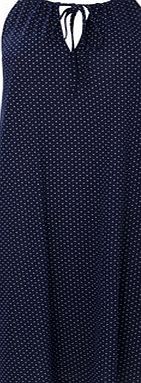 Bhs Navy And White Great Value Spot Print Strappy