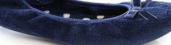Bhs Navy Ballerina Slippers, navy 6007540249
