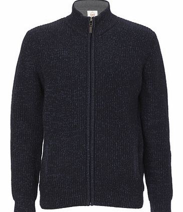 Bhs Navy Chunky Twist Zip Through, Blue BR53E03FNVY
