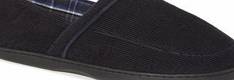 Bhs Navy Cord Memory Foam Slippers, Blue BR62D01GNVY