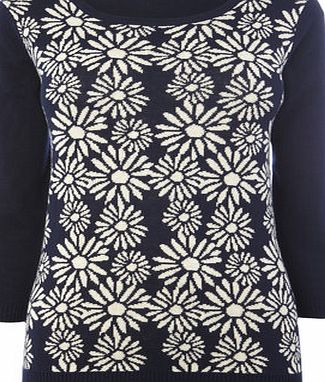 Bhs Navy Daisy Jumper, navy 588000896