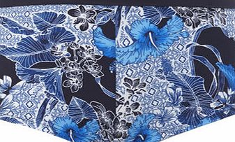 Bhs Navy Floral Print Swim Short, navy multi 279475606