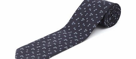 Bhs Navy Light Blue Flower Tie, Blue BR66D04GNVY