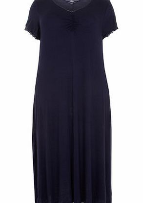 Bhs Navy Long Nightdress, navy 12613810249