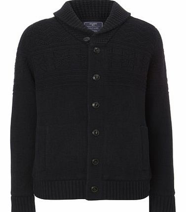 Bhs Navy Snowflake Fairisle Jumper, Blue BR53H07FNVY