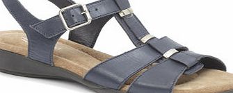 Bhs Navy Wide Fit Metal Trim Sandal, navy 2846440249