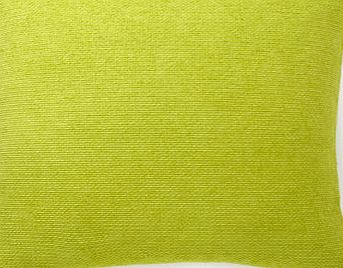 Bhs Neon Lime Texture Chenille Cushion, lime