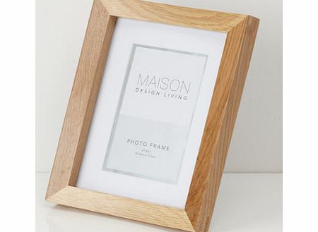 Bhs Oak Photo Frame 4x6, light wood 30911060450
