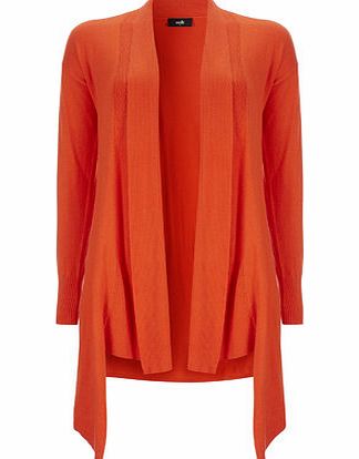 Bhs Orange Waterfall Cardigan, orange 12033624796