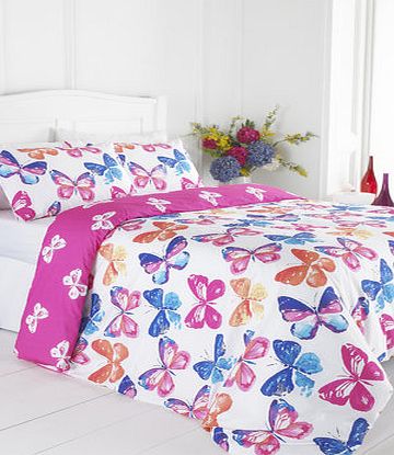 Bhs Painted Burtterfly Bedding Set, multi 1828879530