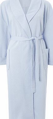 Bhs Pale Blue Quilted Lightweight Ladies Dressing