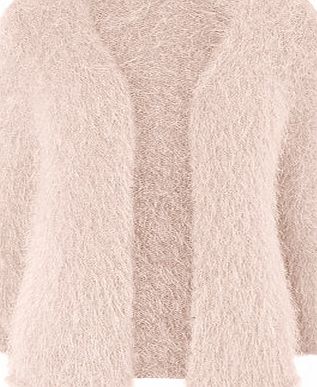 Bhs Pale Pink Eyelash Glitter Cardigan, pale pink