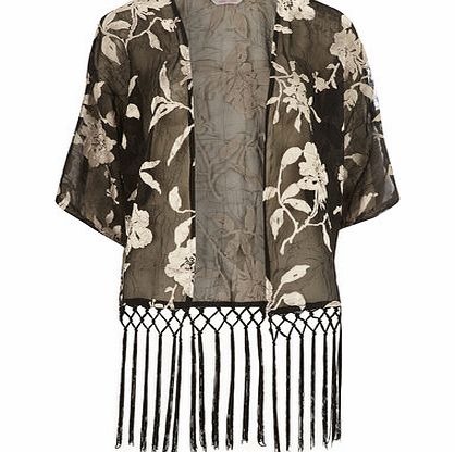 Bhs Petite Gold Tassled Kimono, gold 19128026982