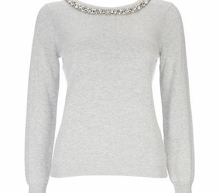 Bhs Petite Grey Pearl Jumper, grey 12035180870
