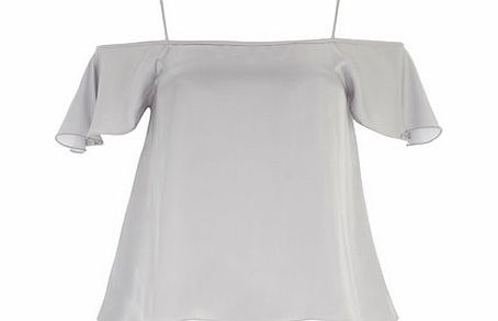 Bhs Petite Silver Gypsy Top, silver 19129120430