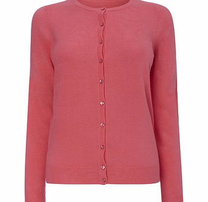 Bhs Pink Supersoft Crew Cardigan, pink 586040528