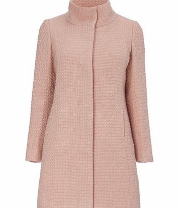 Bhs Pink Textured Coat, blushed pink 8317583147