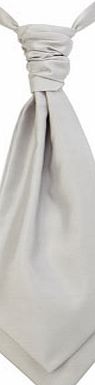 Bhs Plain Silver Cravat, Grey BR66W22EGRY