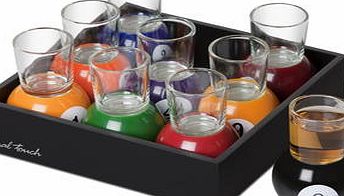 Bhs Pool Ball Shot Glasses Set, no colour 3549089999