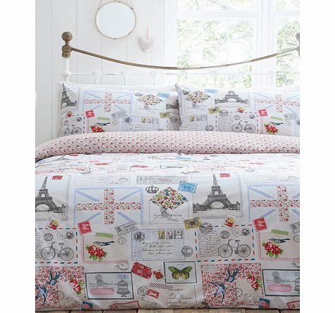 Bhs Postcards Bedding Set, natural 1859640438