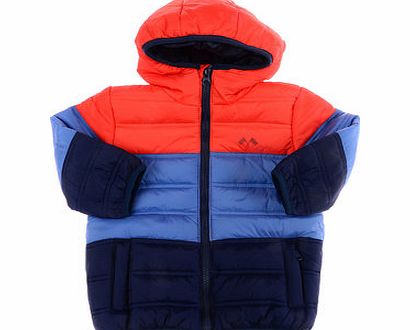 Bhs Pumpkin Patch Boys Blue Puffer Jacket, blue