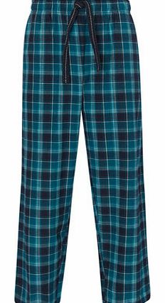 Pure Cotton Checked Bottoms, Blue BR62B02ETEA