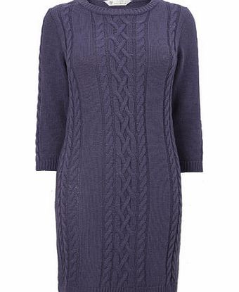 Bhs Purple Cable Dress, purple 588390924