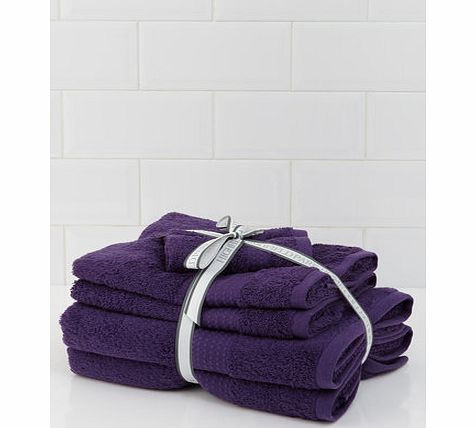 Bhs Purple Egyptian towel bale, purple 1943420924