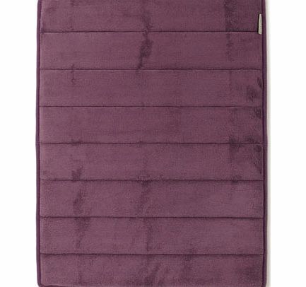 Purple Memory Foam Small Bath Mat, purple