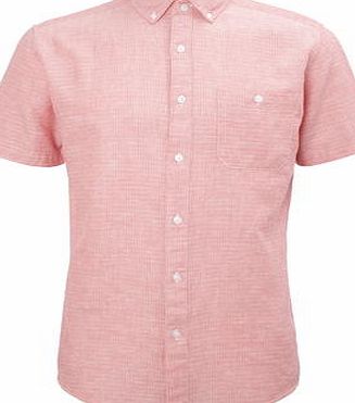 Bhs Red Linen Blend Shirt, Red BR51A99GRED