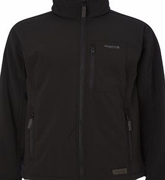 Bhs Regatta Black Softshell Jacket, Black BR56E11FBLK