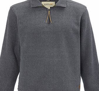 Bhs Regatta Grey Zip Neck Fleece Top, Grey BR54F03FGRY