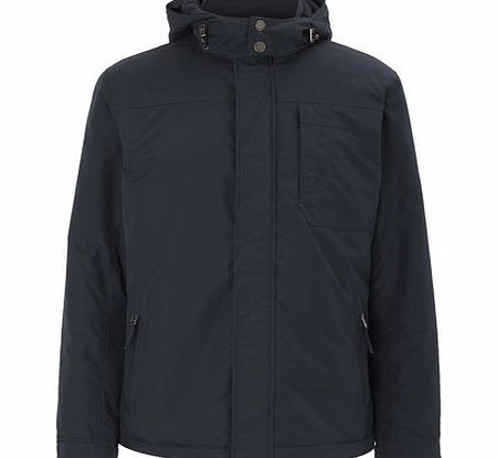 Bhs Ripstop Blue Hooded Parka, Blue BR56B05GBLU
