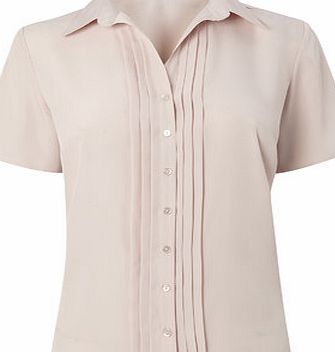 Bhs Rose Pink Pleat Front Shirt, rose 18940403872