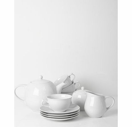 Bhs Sabichi 11 piece Afternoon Tea set, white