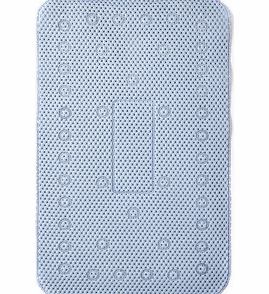 Sabichi Blue Soft Foam Bath Mat, pale blue