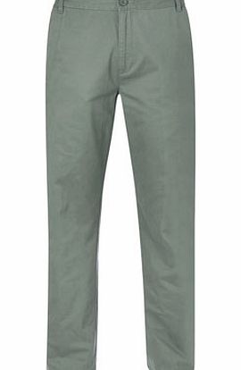 Bhs Sage Side Elastic Chinos, Green BR58D01EGRN