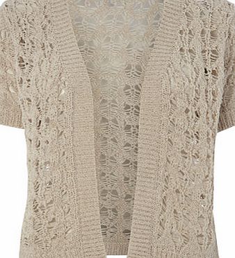 Bhs Sand Tape Yarn Shrug, sand 588221491