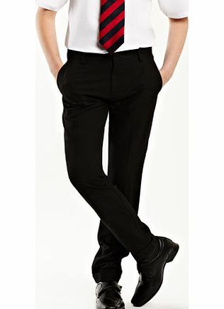 Bhs Senior Boys Black Skinny Fit Turn Up School