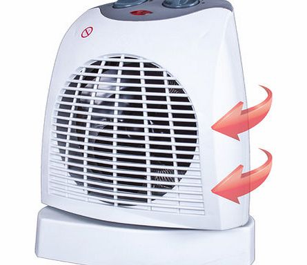 Bhs Silentnight 2kW Upright Oscillating Fan Heater,