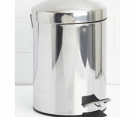 Bhs Silver Dome Lid 3LT Bin, silver 1943250430