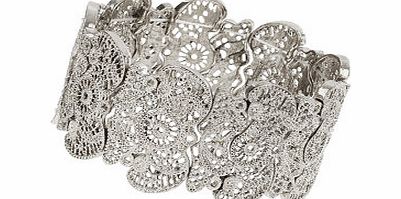 Bhs Silver Filigree Bracelet, silver 12179530430