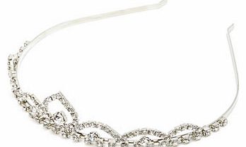 Silver Lulu Leaf Tiara, silver 6605740430