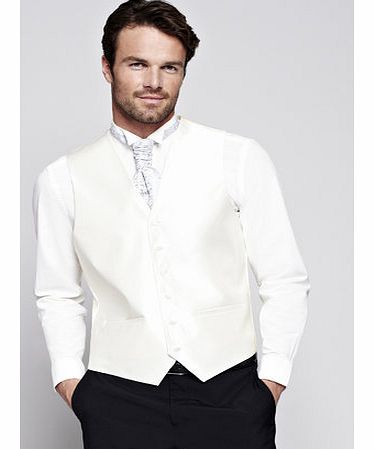 Bhs Silver Paisley Print Cravat, Grey BR66W20EGRY